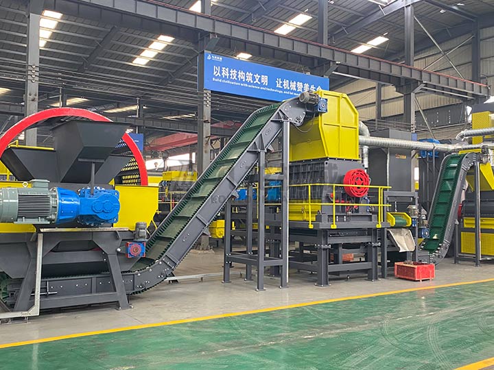 废弃轮胎回收生产线